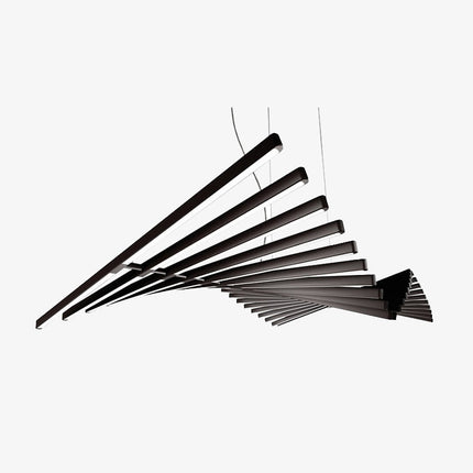 Lustre design LED en baguette lumineuse Bilbao