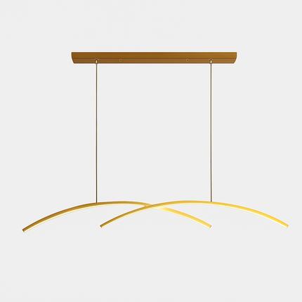 Lustre LED design en forme d’arc métallique Roxanna — LZ4P9XJ