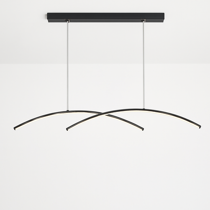Lustre LED design en forme d’arc métallique Roxanna — LZ4P9XJ