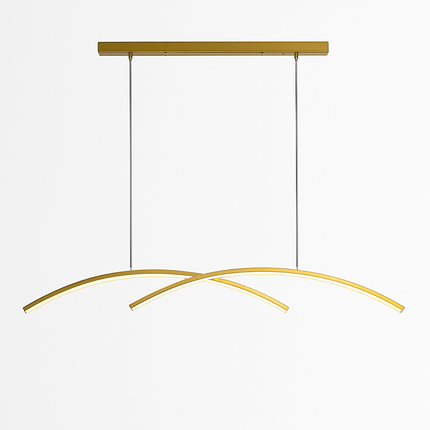 Lustre LED design en forme d’arc métallique Roxanna — LZ4P9XJ