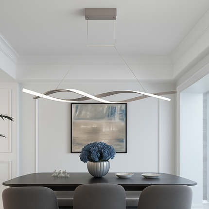 Lustre LED en forme de vagues design Callan — LZ4X9Q2N