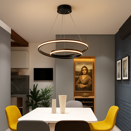 Lustre LED spirale en aluminium design Mooskolin — LZ4X9T2