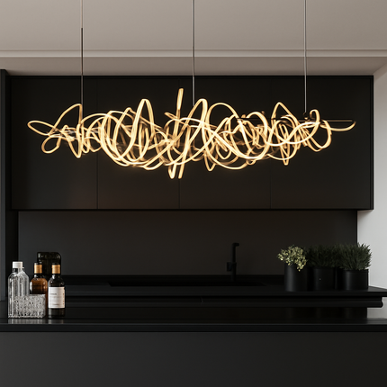 Lustre LED moderne au design luxueux — LZ4X9T1