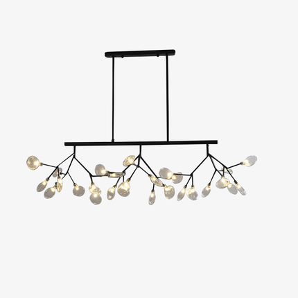 Lustre LED moderne en bois noir ou doré style branches d’arbre — LZ4X9P2
