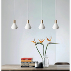 D17xH14cm Blanc / Blanc chaud