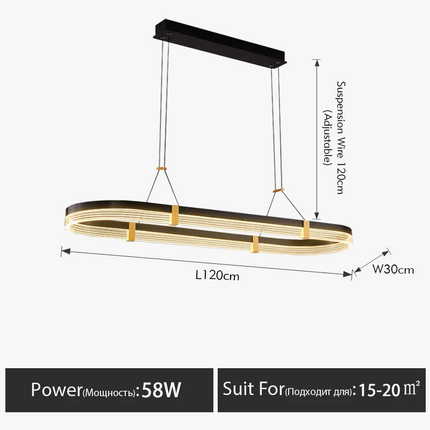 Lustre moderne pour espace créatif et convivial — LZ4X9P2