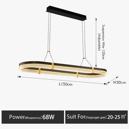 Lustre moderne pour espace créatif et convivial — LZ4X9P2