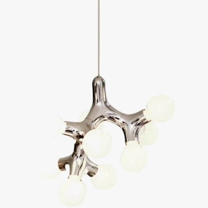 Lustre design moléculaire nordique italien 2023 pour villa — LZ4X9M
