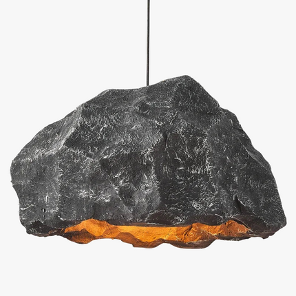 Lustre suspension nordique en microciment style japonais fait main — LZ4V9Q2