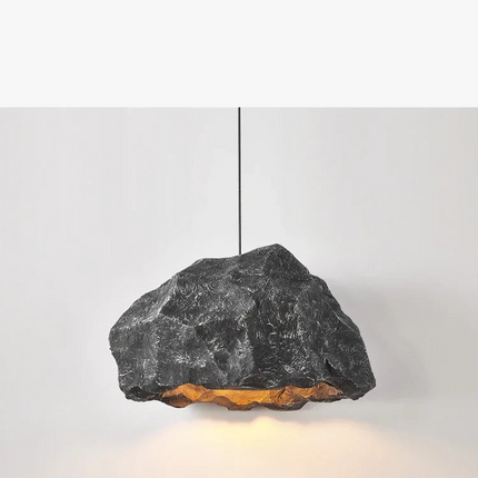 Lustre suspension nordique en microciment style japonais fait main — LZ4V9Q2