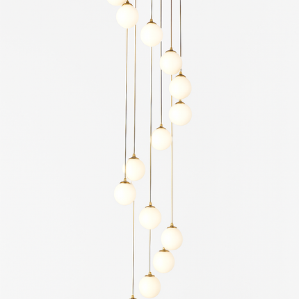Lustre duplex moderne pour éclairage intérieur de luxe — LZ4QJ7