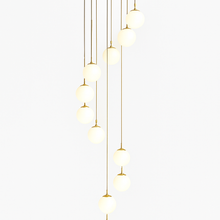 Lustre duplex moderne pour éclairage intérieur de luxe — LZ4QJ7