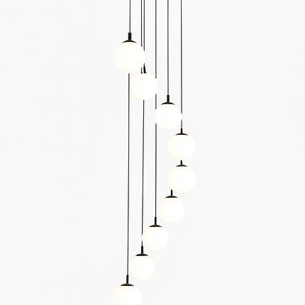 Lustre duplex moderne pour éclairage intérieur de luxe — LZ4QJ7