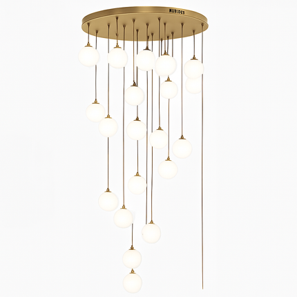 Lustre duplex moderne pour éclairage intérieur de luxe — LZ4QJ7