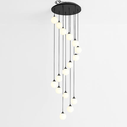 Lustre duplex moderne pour éclairage intérieur de luxe — LZ4QJ7