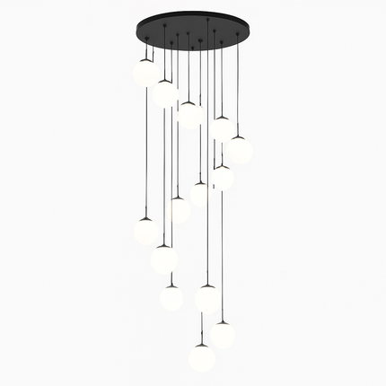Lustre duplex moderne pour éclairage intérieur de luxe — LZ4QJ7