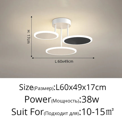 Lustre en acrylique pour intérieur moderne et lumineux — LZ4X9P