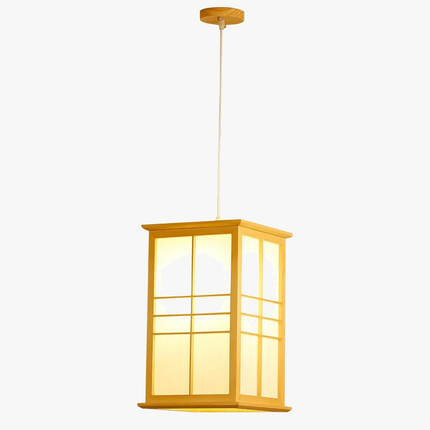 Lustre décoratif en bois pour restaurant, bar, hôtel et yoga — LZ4X9T