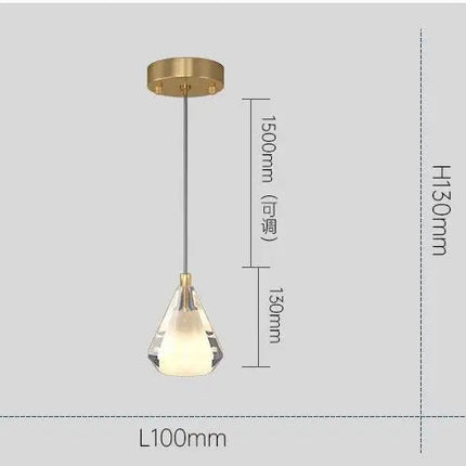 Lustre en cuivre antique au design luxueux et moderne — LZ4QJ7