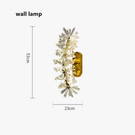 Lustre suspension moderne en cristal à anneaux LED pour salon 60-100 cm — LZ4F9T2