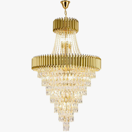 Lustre en cristal pour éclairage élégant et moderne — LZ7D9Q