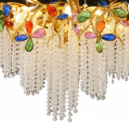 Lustre en cristal de luxe pour décoration intérieure élégante — LZ7GQ2