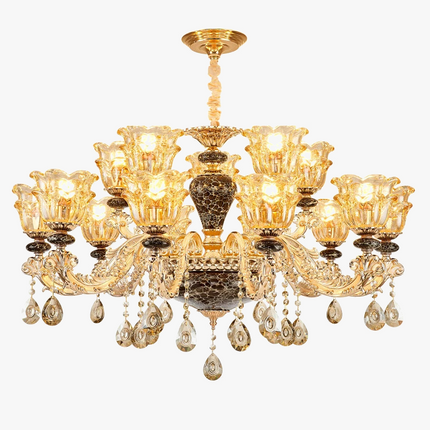 Lustre en cristal de luxe pour ambiance minimaliste — LZ4XQ9