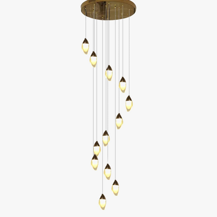 Lustre en cristal design luxe pour éclairage moderne — LZ4X9T1