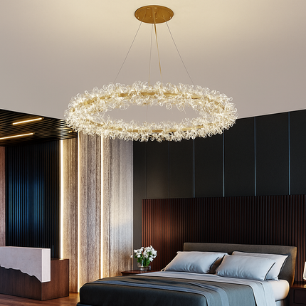 Lustre en cristal pour éclairage intérieur élégant — LZ4X9P