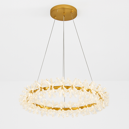 Lustre en cristal pour éclairage intérieur élégant — LZ4X9P