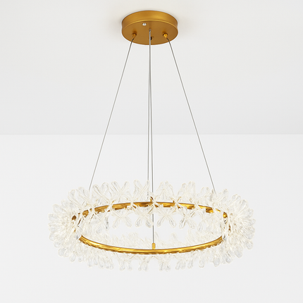 Lustre en cristal pour éclairage intérieur élégant — LZ4X9P