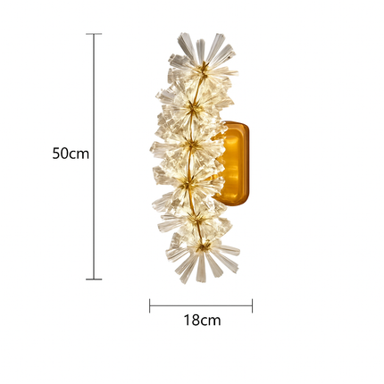 Lustre en cristal pour éclairage intérieur élégant — LZ4X9P