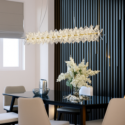 Lustre en cristal pour éclairage intérieur élégant — LZ4X9P