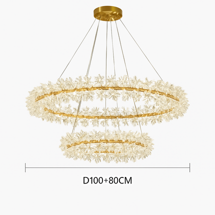 Lustre en cristal pour éclairage intérieur élégant — LZ4X9P