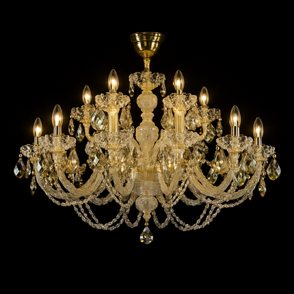 Lustre en cristal pour intérieur luxueux et raffiné — LZ4X9P2Q