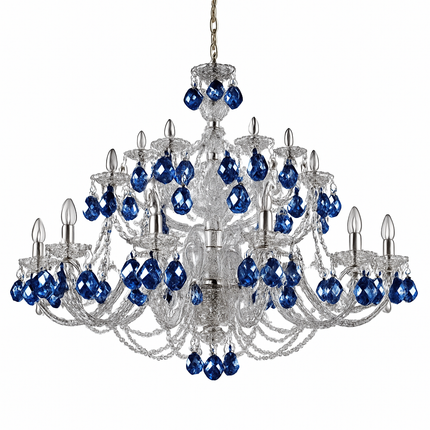 Lustre en cristal pour intérieur luxueux et raffiné — LZ4X9P2Q