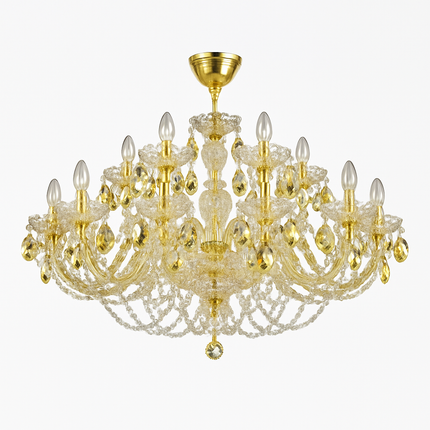 Lustre en cristal pour intérieur luxueux et raffiné — LZ4X9P2Q