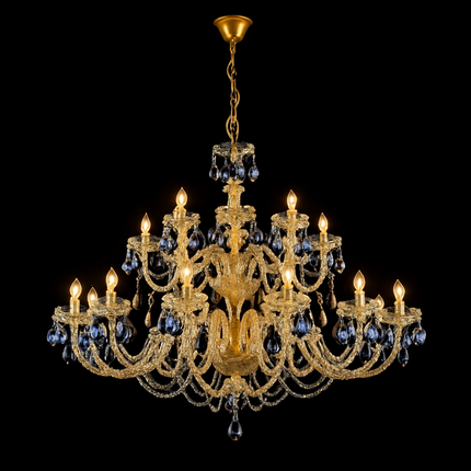 Lustre en cristal pour intérieur luxueux et raffiné — LZ4X9P2Q