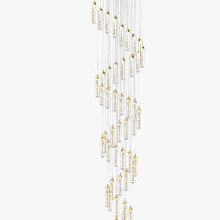 Lustre LED en cristal au design moderne pour intérieur élégant — LZ4Q7X9F