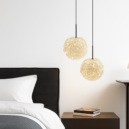 Lustre LED en cristal léger pour ambiance romantique et élégante — LZ4X9T2