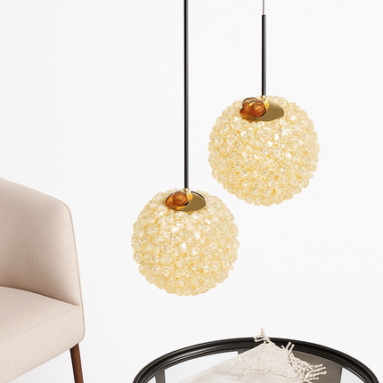 Lustre LED en cristal léger pour ambiance romantique et élégante — LZ4X9T2