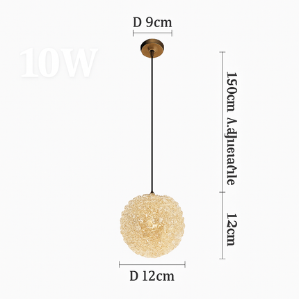 Lustre LED en cristal léger pour ambiance romantique et élégante — LZ4X9T2
