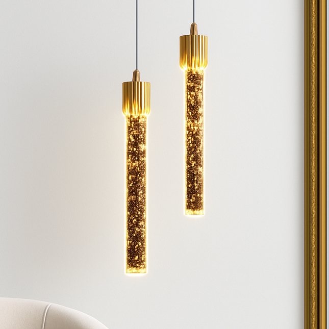 Lustre LED en cristal pour décoration intérieure moderne — LZ4X9M