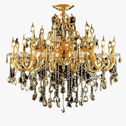 Lustre suspendu en cristal avec éclairage LED moderne — LZ4X9T