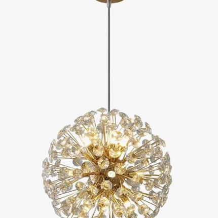 Lustre moderne en cristal forme pissenlit créatif et atmosphérique — LZ4X9Q2M