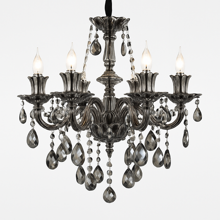 Lustre moderne en cristal pour éclairage d’ambiance élégant — LZ4X9T2
