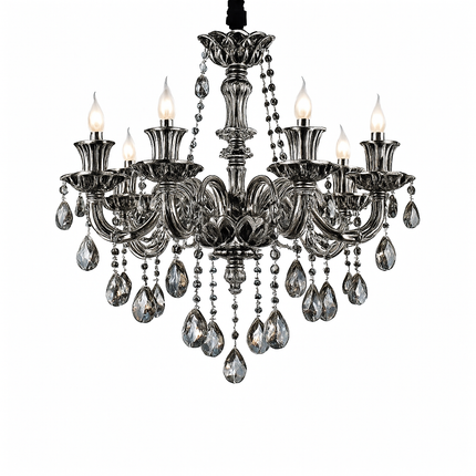 Lustre moderne en cristal pour éclairage d’ambiance élégant — LZ4X9T2