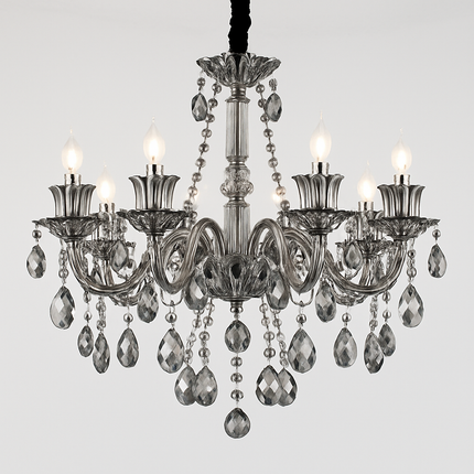 Lustre moderne en cristal pour éclairage d’ambiance élégant — LZ4X9T2