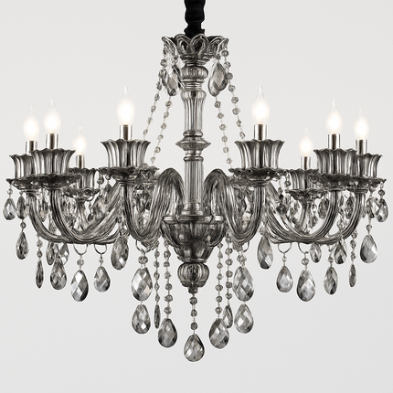 Lustre moderne en cristal pour éclairage d’ambiance élégant — LZ4X9T2