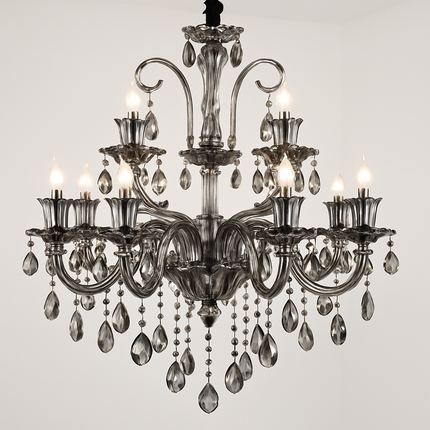 Lustre moderne en cristal pour éclairage d’ambiance élégant — LZ4X9T2